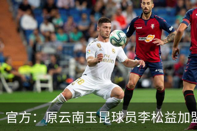 官方：原云南玉昆球员李松益加盟上海申花，现年33岁司职中卫